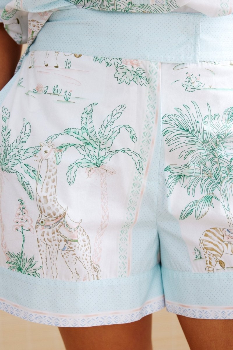 Crocodiles in The River Shorts from BINNYWEAR at Edito boutique