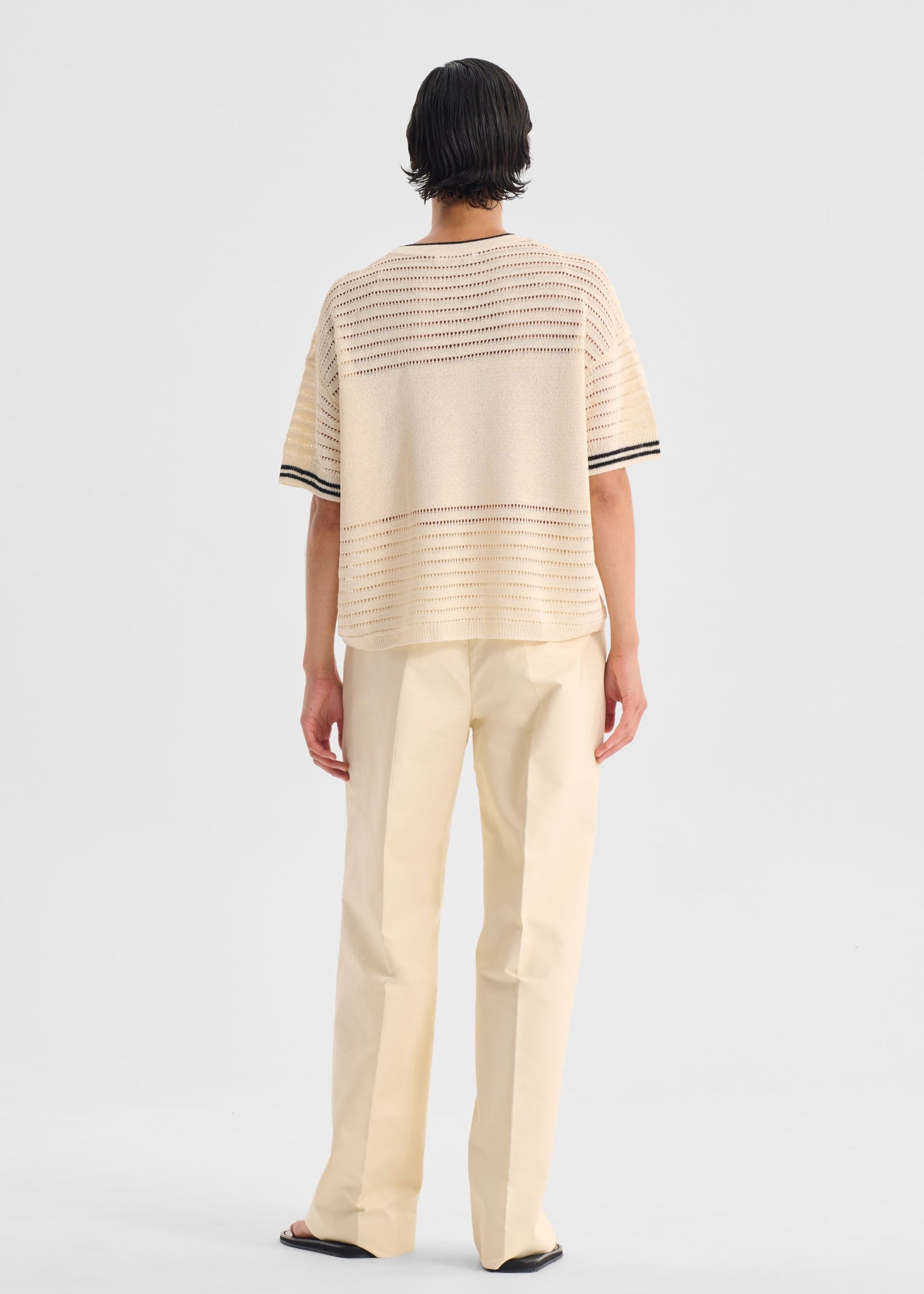 Dallas Knit Tee in Milk from Morrison