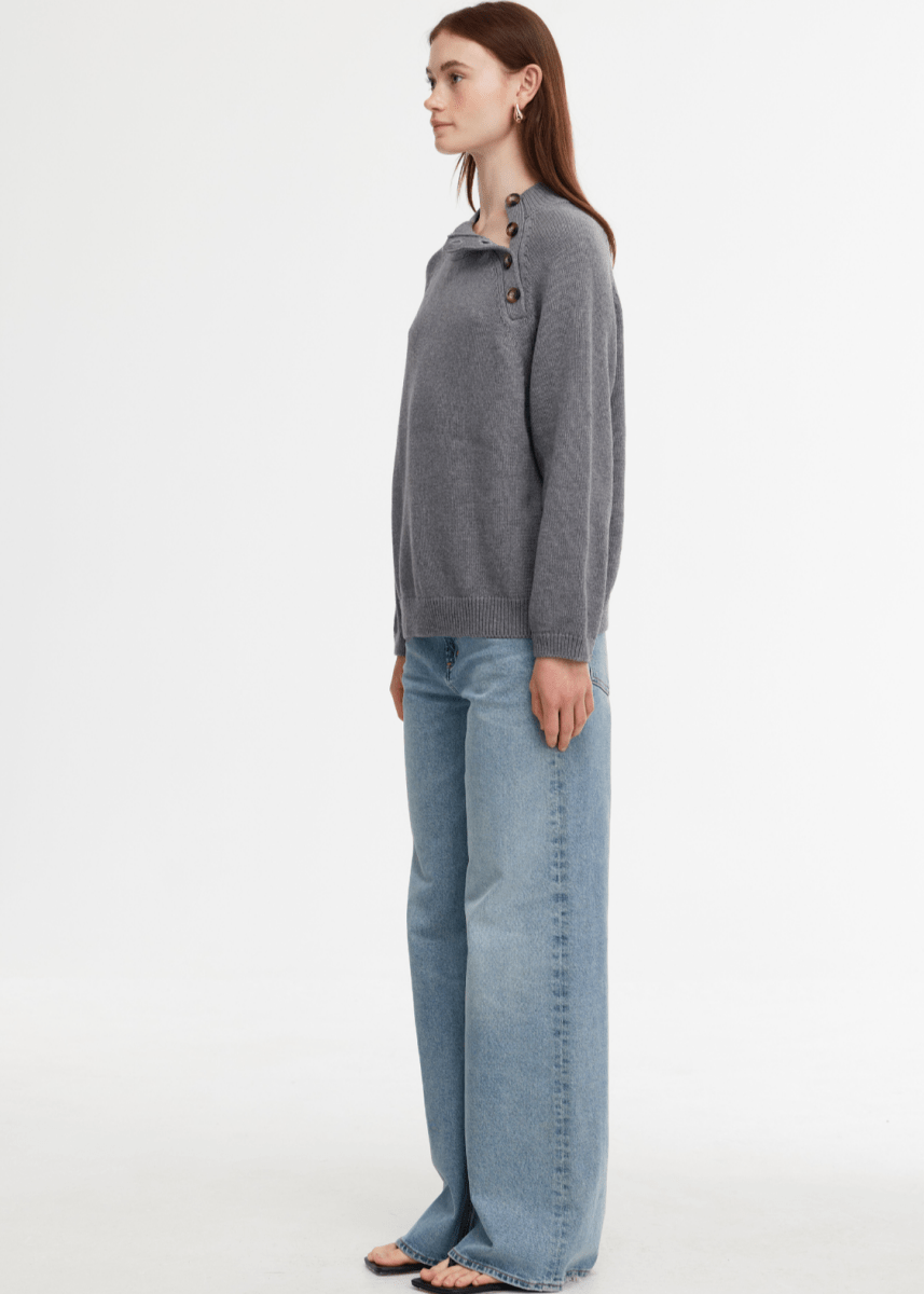 Darcy Jumper in Grey from KINNEY at Edito boutique