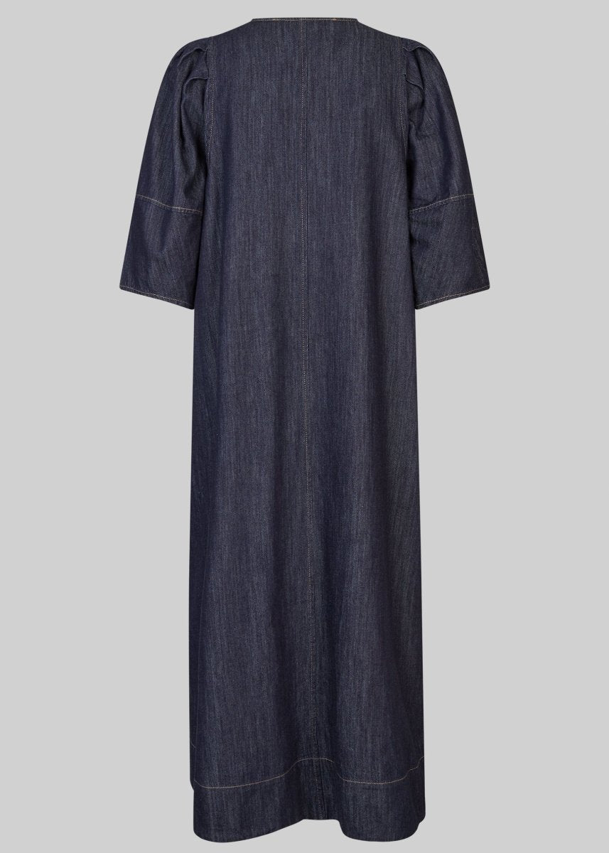 Dera Denim Dress in Dark Blue from SECOND FEMALE at Edito boutique