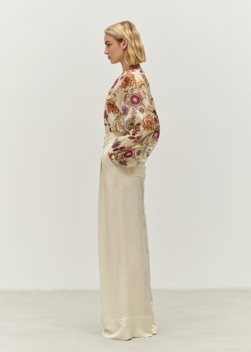 Dialogue Blouse in Flowers from DEVOTION TWINS at Edito boutique