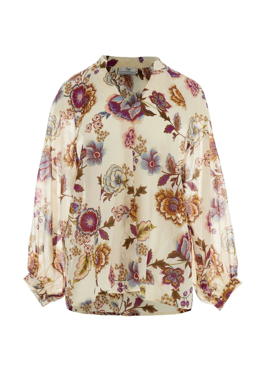 Dialogue Blouse in Flowers from DEVOTION TWINS at Edito boutique