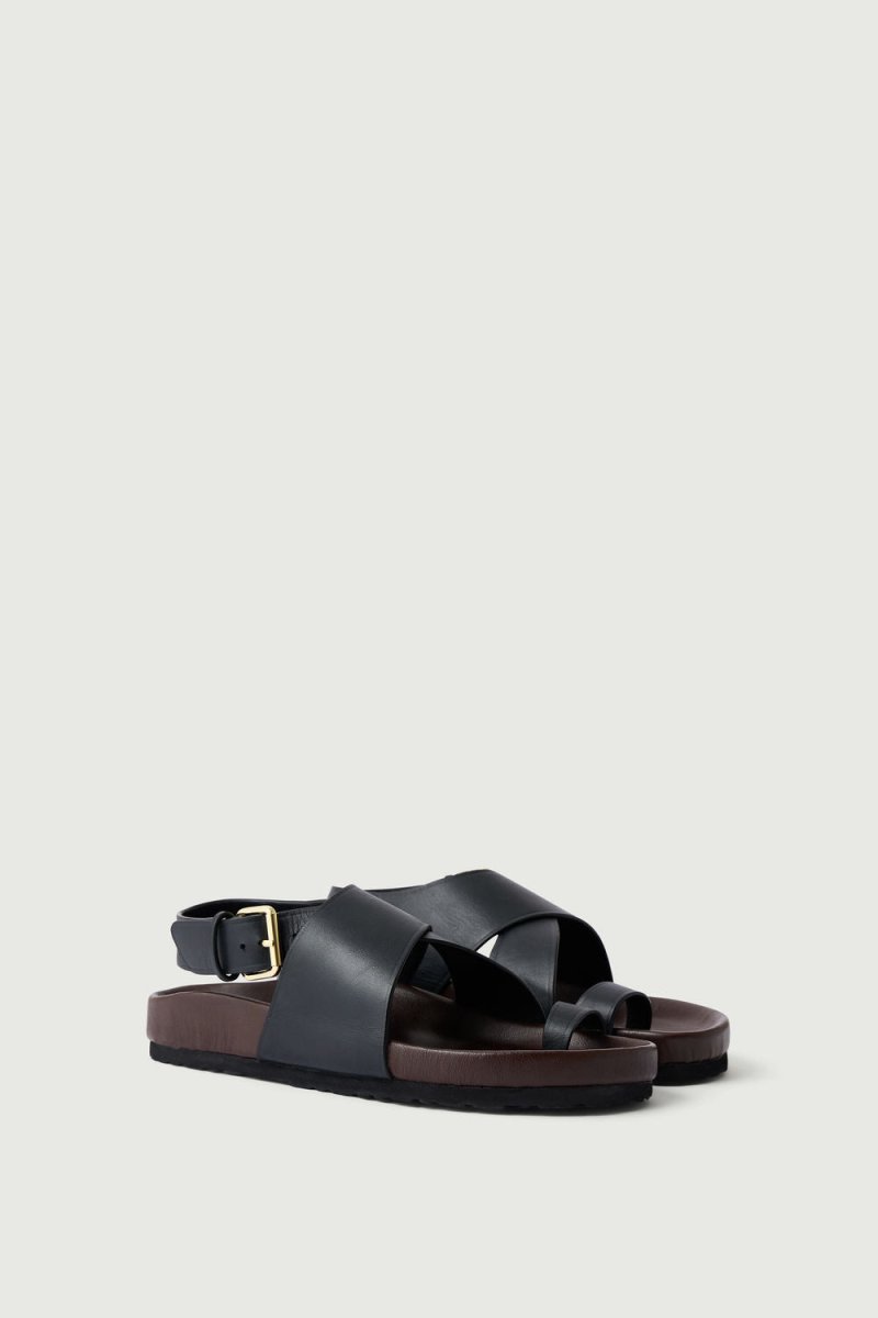 Domani Sandals in Black from SOEUR at Edito boutique