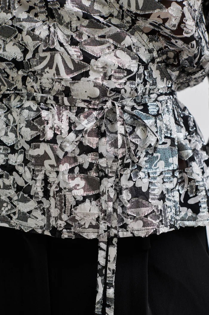 Doodle Wrap Blouse from SECOND FEMALE at Edito boutique