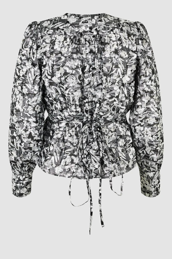 Doodle Wrap Blouse from SECOND FEMALE at Edito boutique