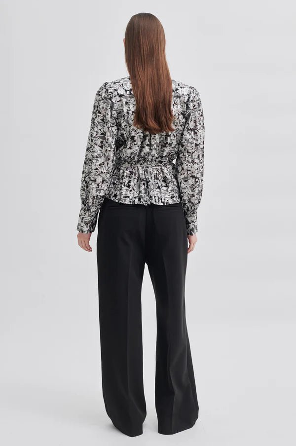 Doodle Wrap Blouse from SECOND FEMALE at Edito boutique