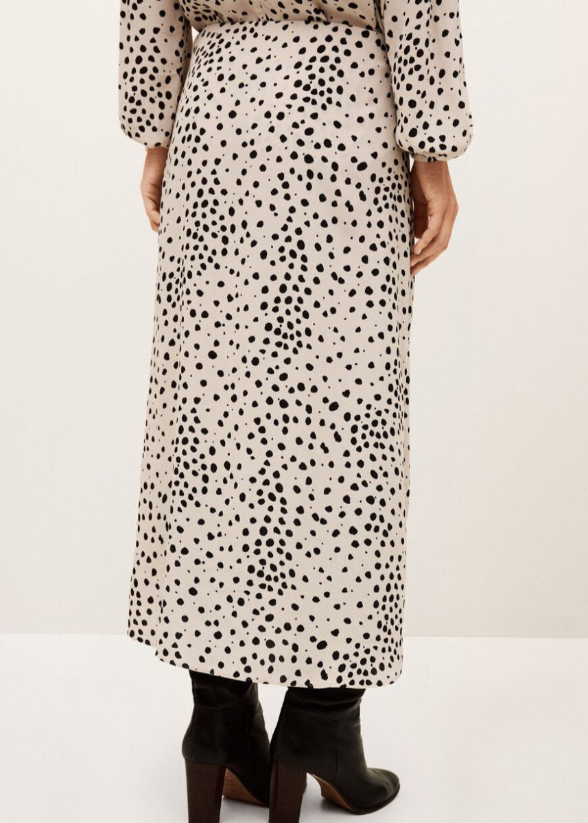 Dopera Midi Skirt in Ecru from BA&SH at Edito boutique