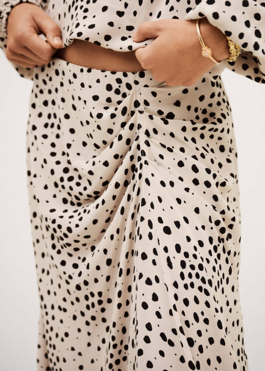 Dopera Midi Skirt in Ecru from BA&SH at Edito boutique