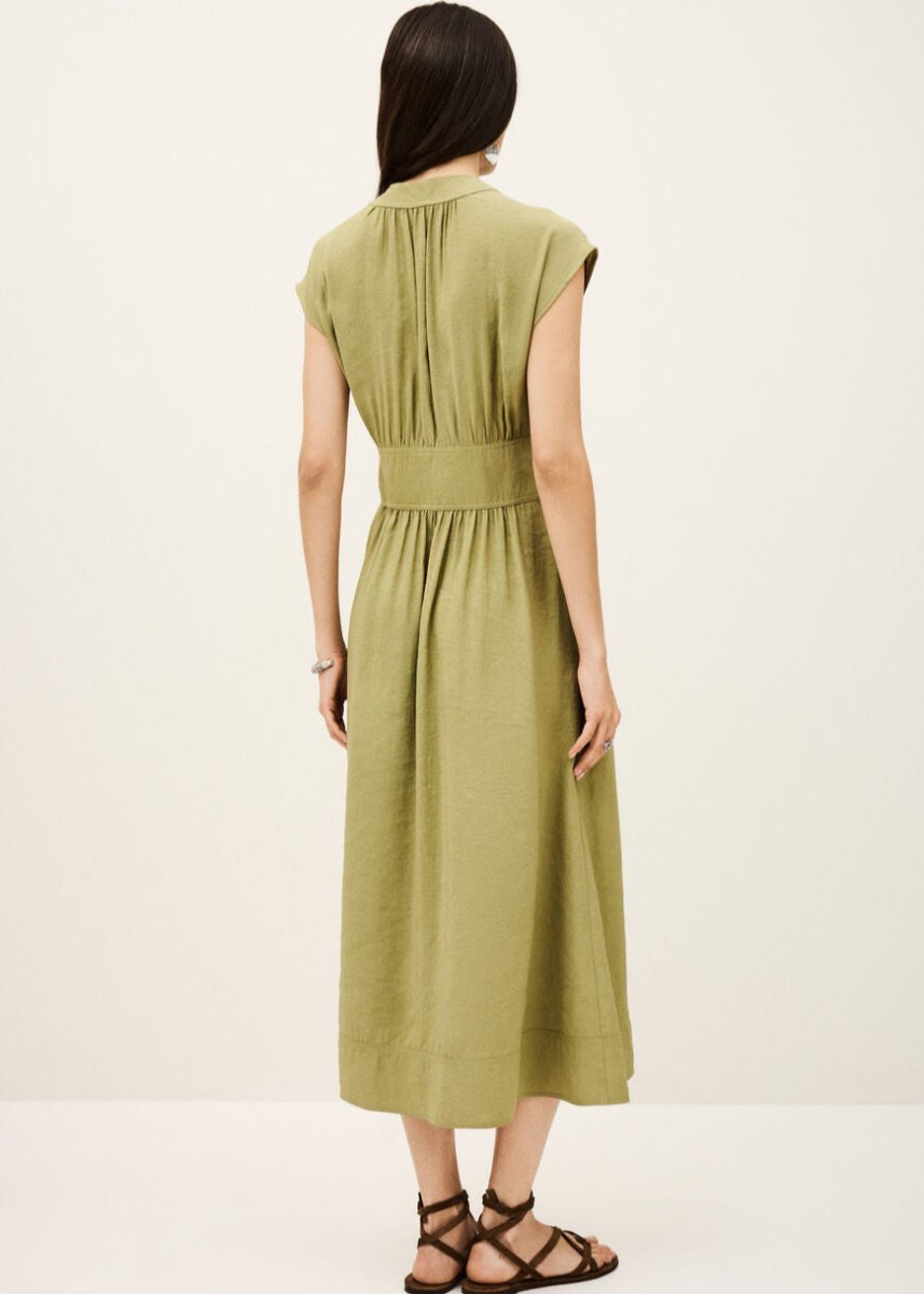 Dove Dress in Khaki from BA&SH at Edito boutique
