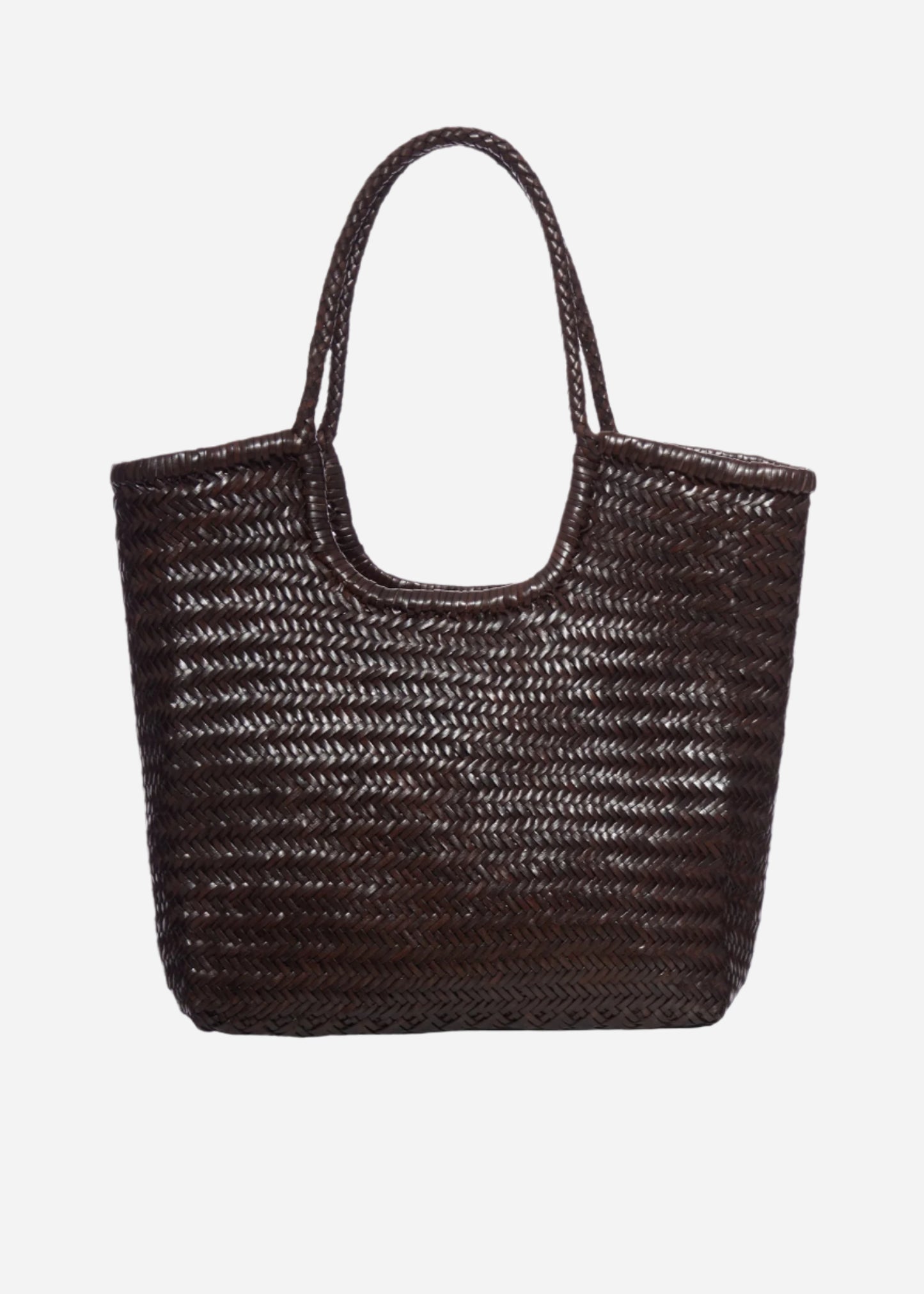 Diagonal Triple Jump Bag in Dark Brown from Dragon Diffusion