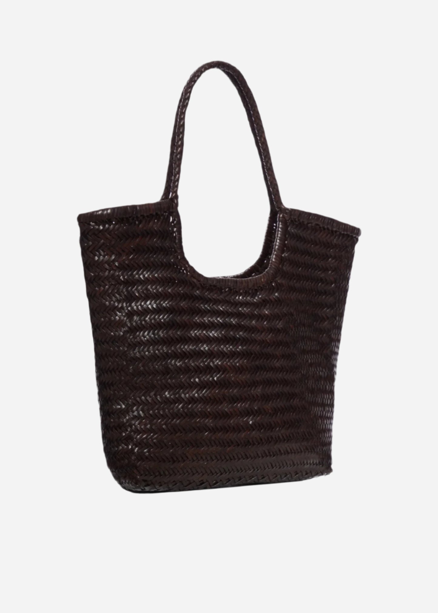 Diagonal Triple Jump Bag in Dark Brown from Dragon Diffusion