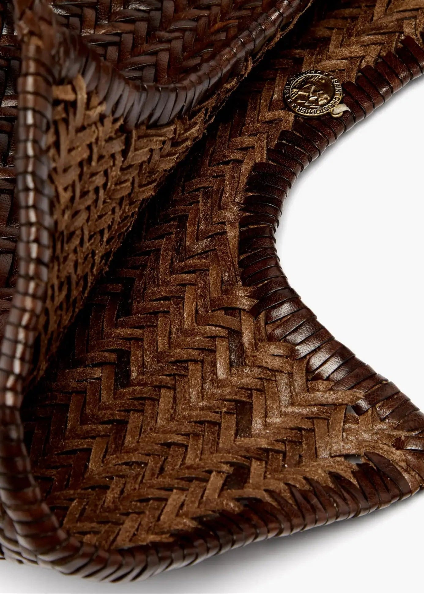 Diagonal Triple Jump Bag in Dark Brown from Dragon Diffusion