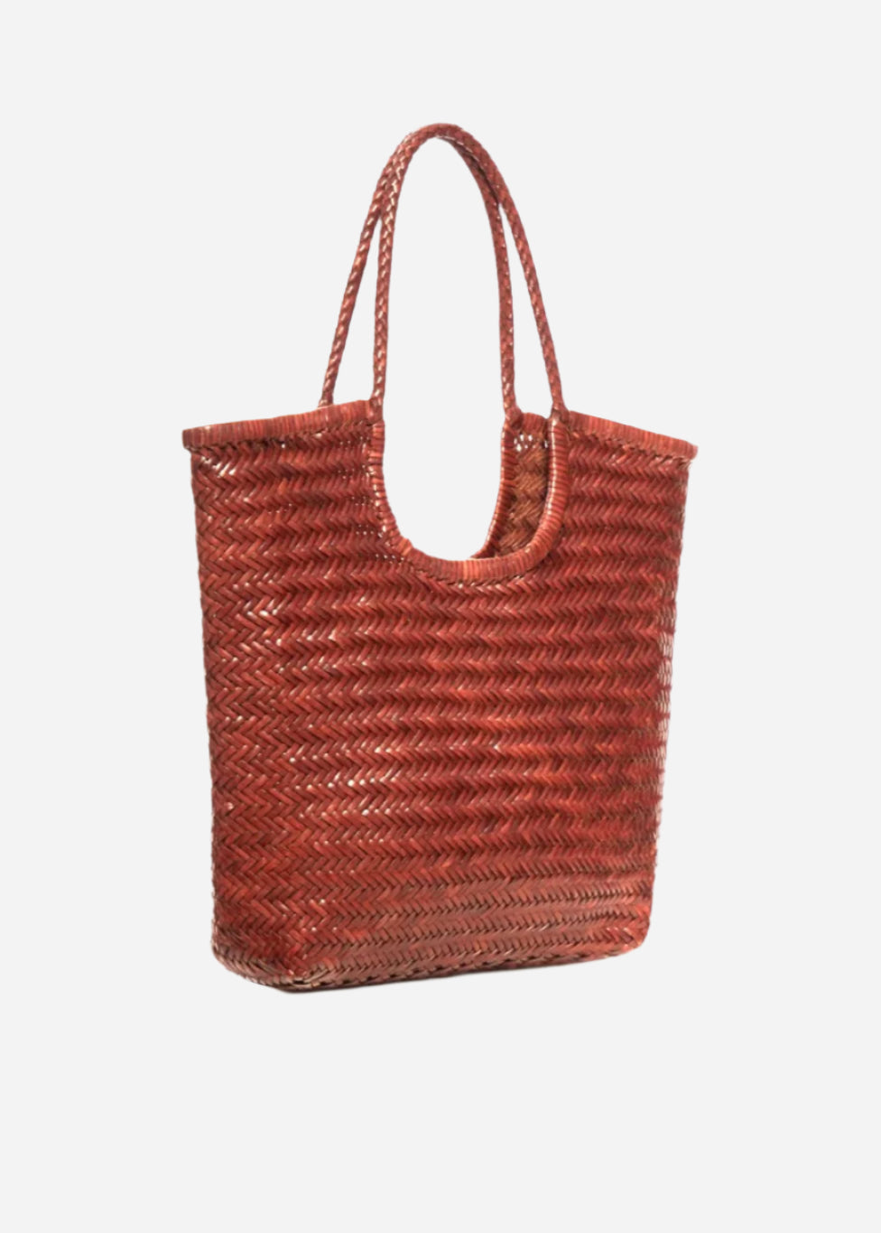 Diagonal Triple Jump Bag in Tan from Dragon Diffusion