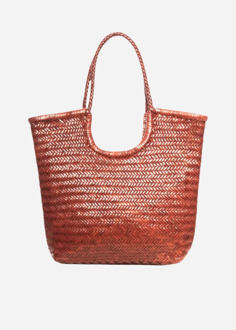 Diagonal Triple Jump Bag in Tan from Dragon Diffusion