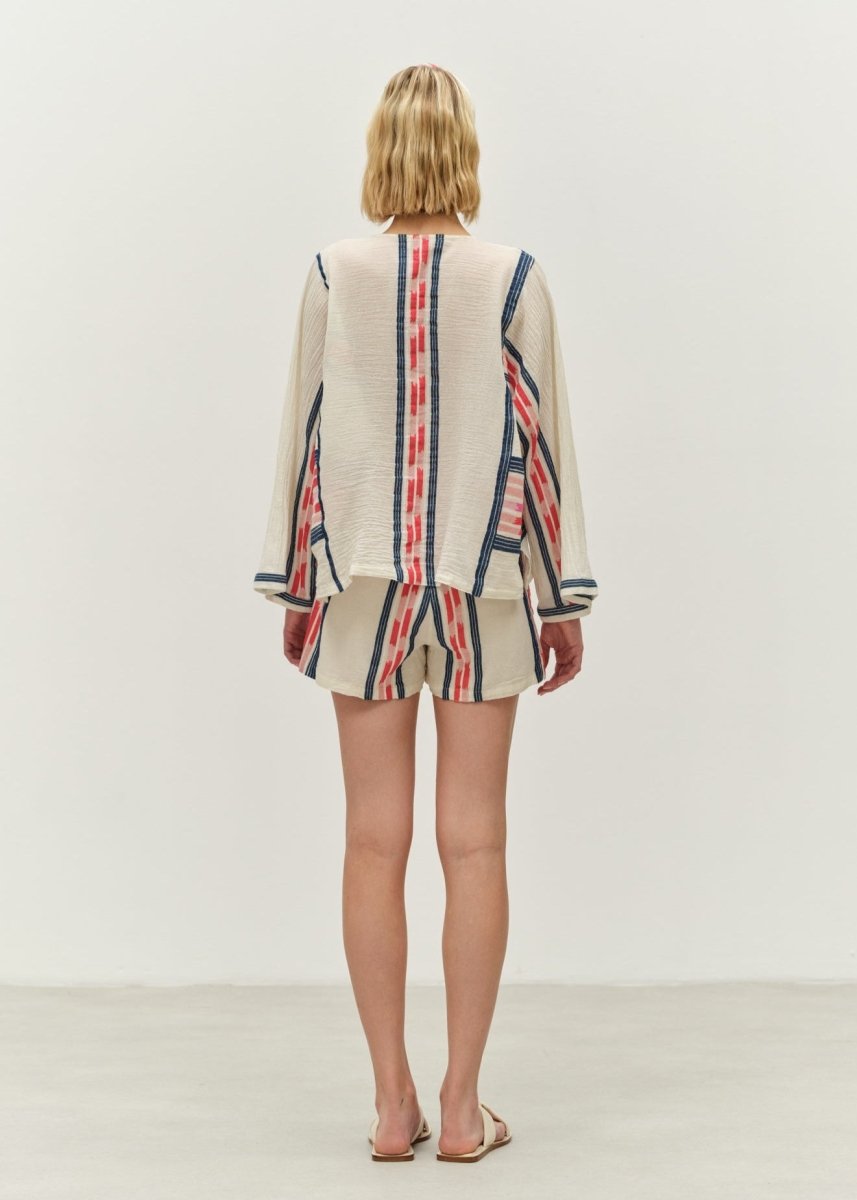 Dreamy Shirt in Navy/Red from DEVOTION TWINS at Edito boutique