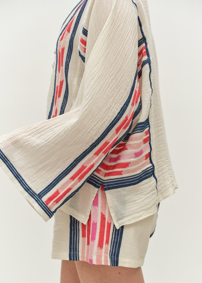 Dreamy Shirt in Navy/Red from DEVOTION TWINS at Edito boutique