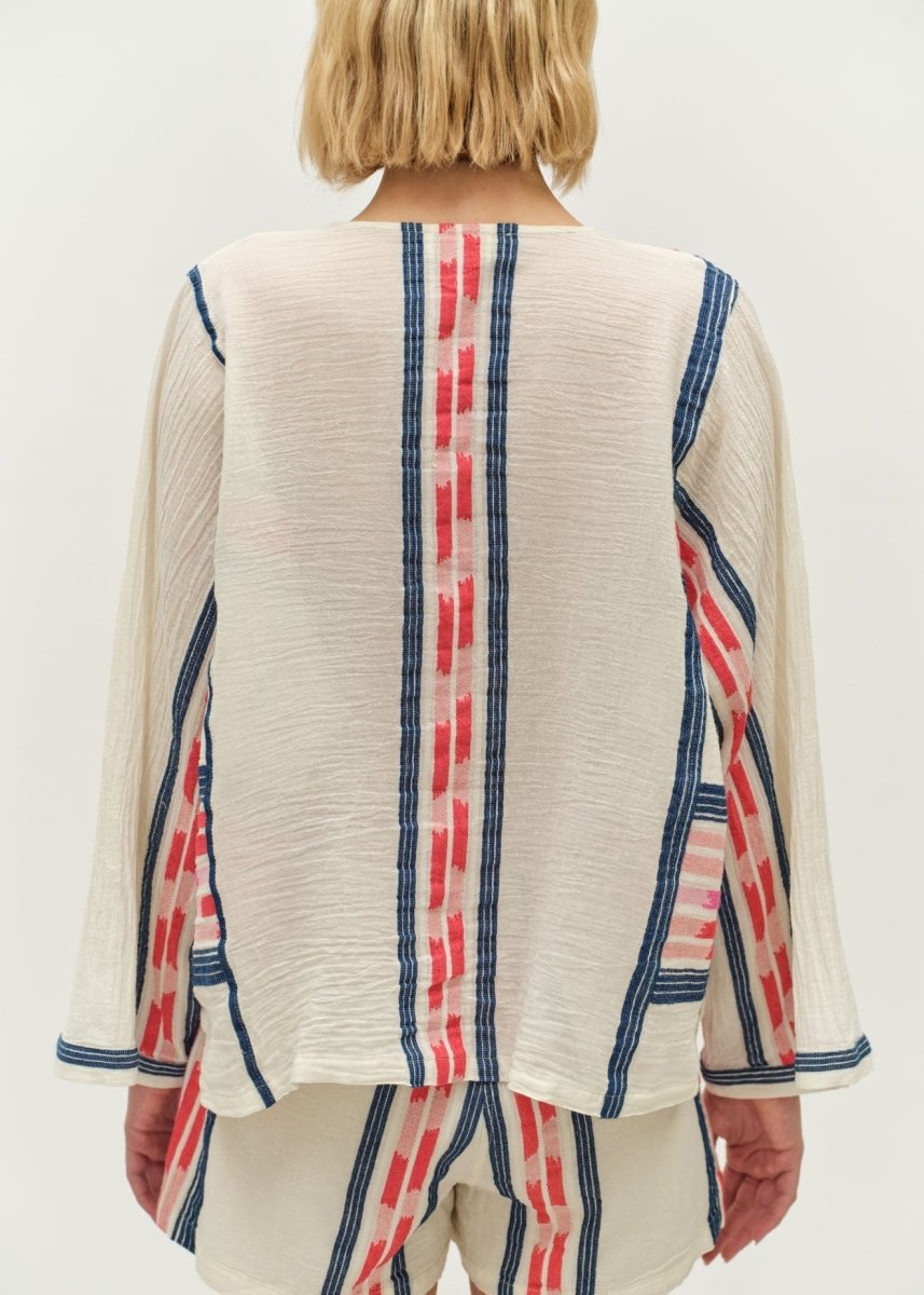 Dreamy Shirt in Navy/Red from DEVOTION TWINS at Edito boutique