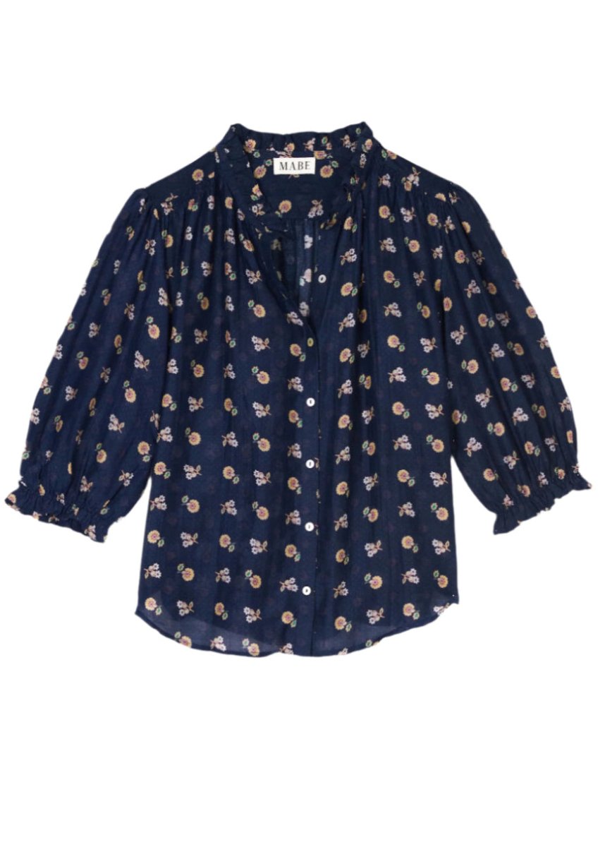 Dulcie Top in Blue from M.A.B.E at Edito boutique
