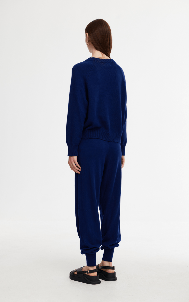 Eliza Knit Pant in Indigo from KINNEY at Edito boutique