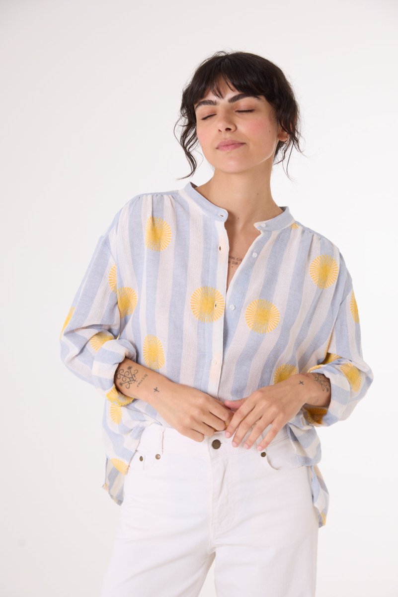 Ella Shirt in Soleil from SACRECOEUR at Edito boutique