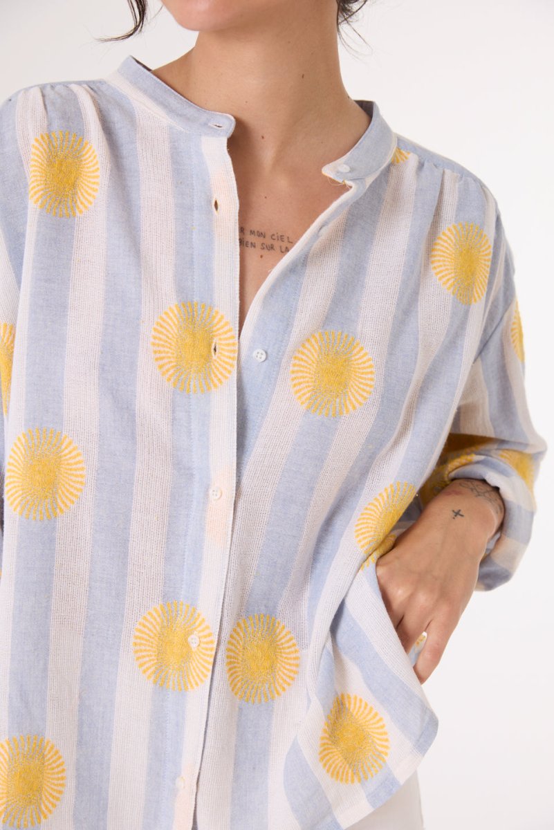 Ella Shirt in Soleil from SACRECOEUR at Edito boutique