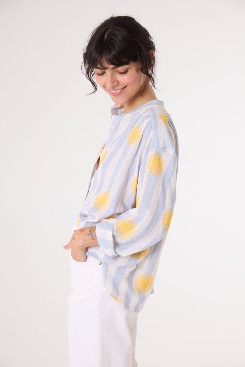 Ella Shirt in Soleil from SACRECOEUR at Edito boutique