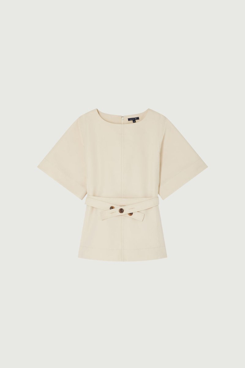 Emmie Top in Off - White from SOEUR at Edito boutique