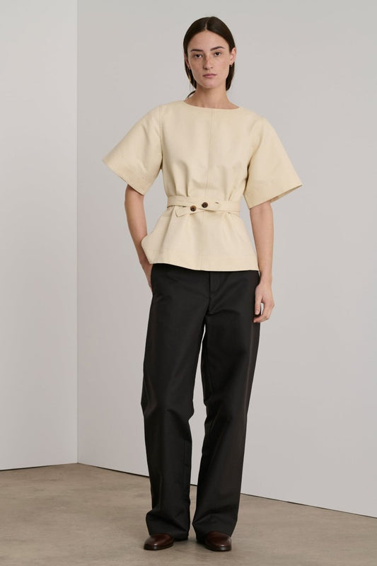 Emmie Top in Off - White from SOEUR at Edito boutique Emmie Top in Off - White from SOEUR at Edito boutique