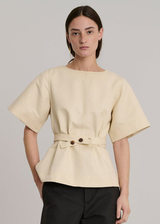 Emmie Top in Off - White from SOEUR at Edito boutique Emmie Top in Off - White from SOEUR at Edito boutique