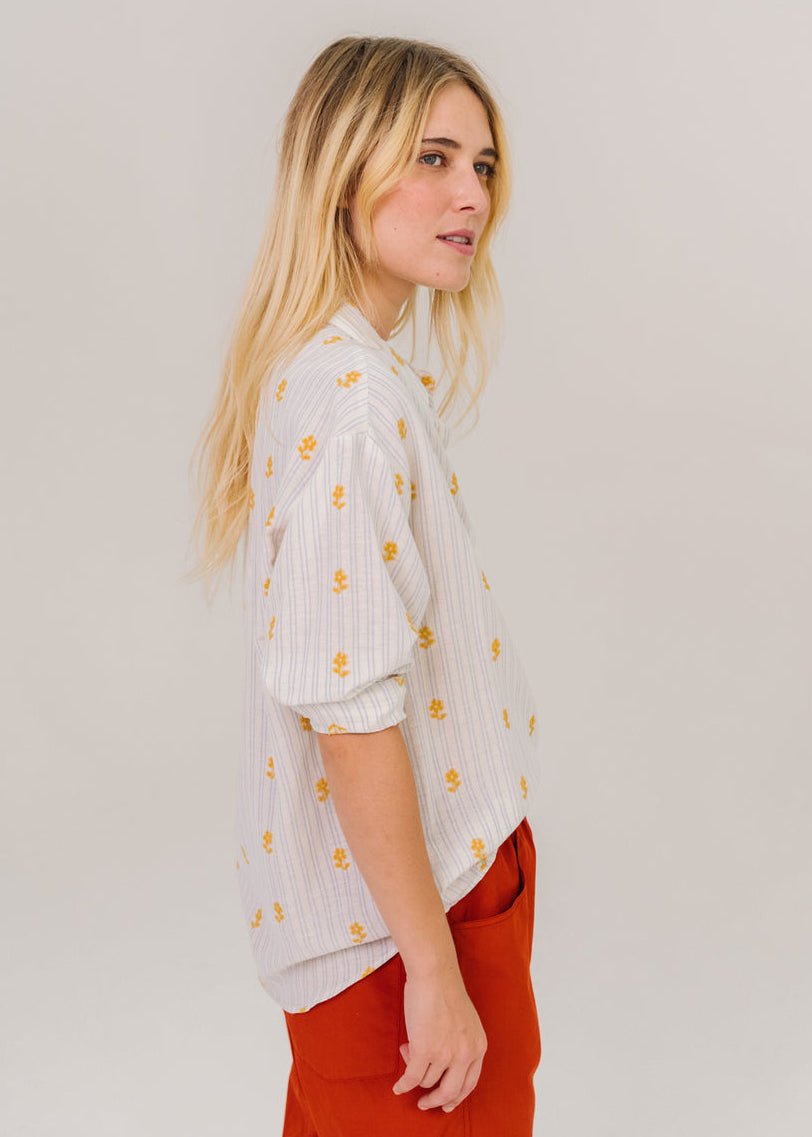 Enora Lamanda Shirt in Stripes from SACRECOEUR at Edito boutique