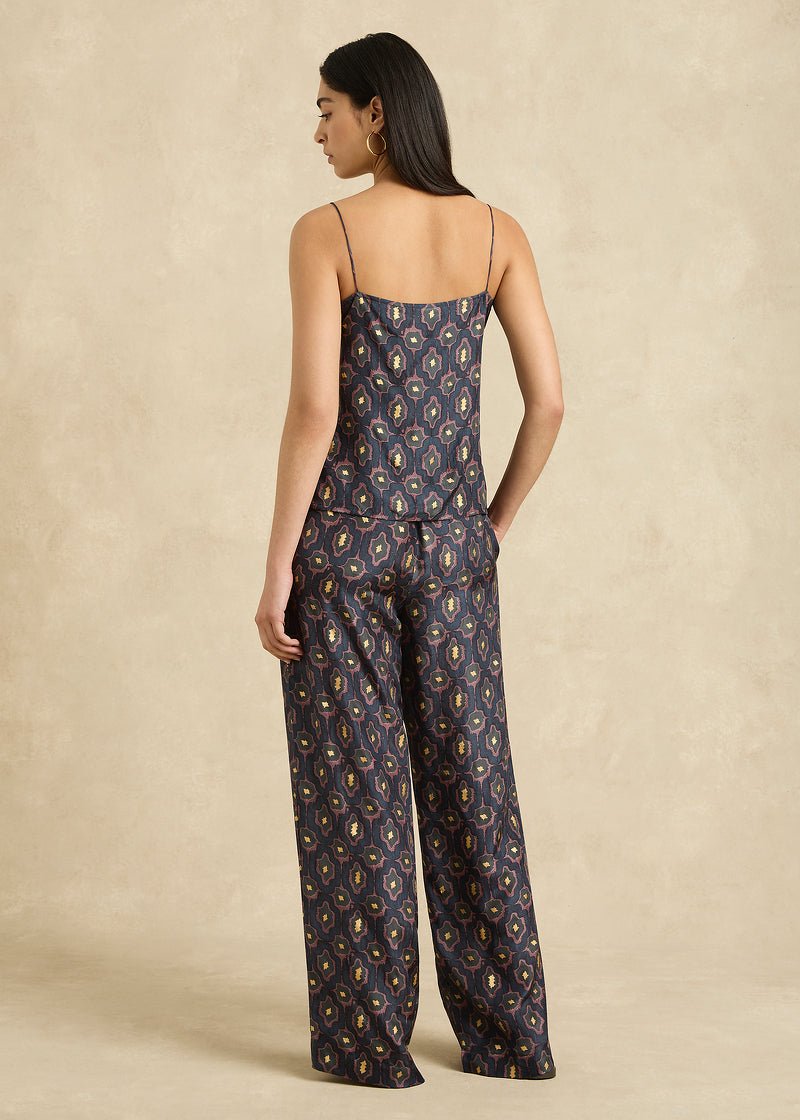 Evelyn Camisole in Charcoal/Gold from HANNAH ARTWEAR at Edito boutique