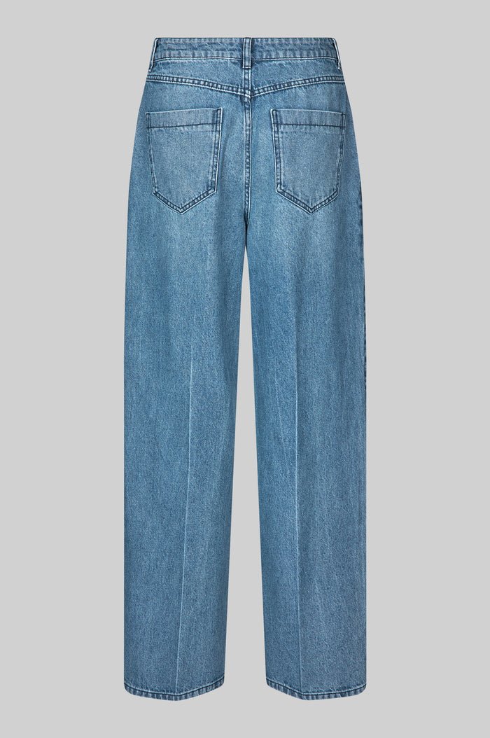 Everly Denim Jean in Blue from SECOND FEMALE at Edito boutique