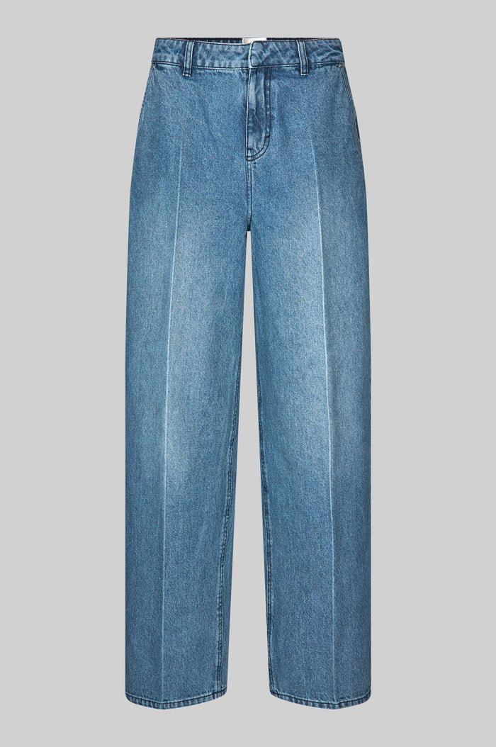 Everly Denim Jean in Blue from SECOND FEMALE at Edito boutique