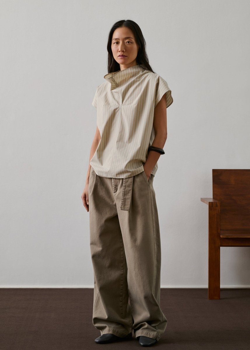 Farah Blouse in Grey/Blue from SOEUR at Edito boutique