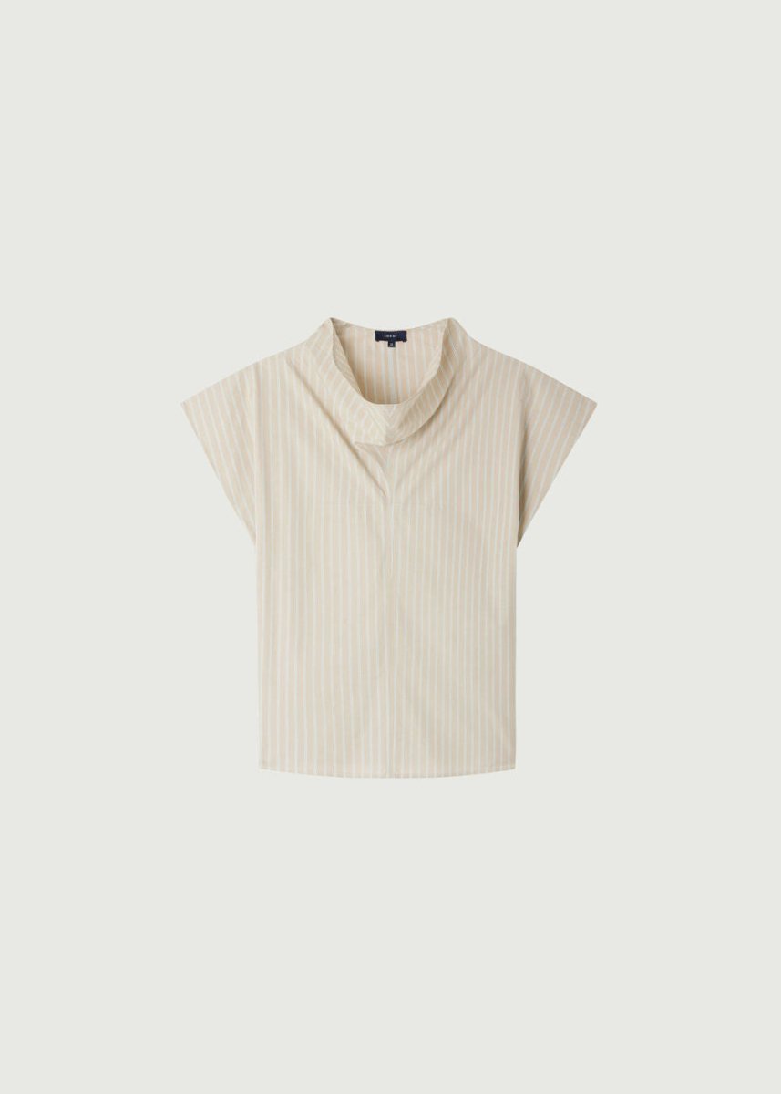 Farah Blouse in Grey/Blue from SOEUR at Edito boutique
