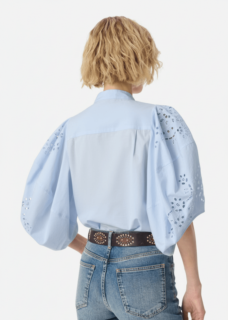 Felicie Blouse in Azur from VANESSA BRUNO at Edito boutique