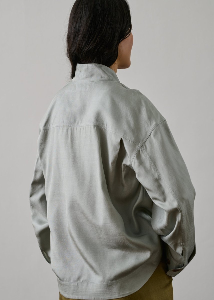 Felicite Shirt in Ice Blue from SOEUR at Edito boutique