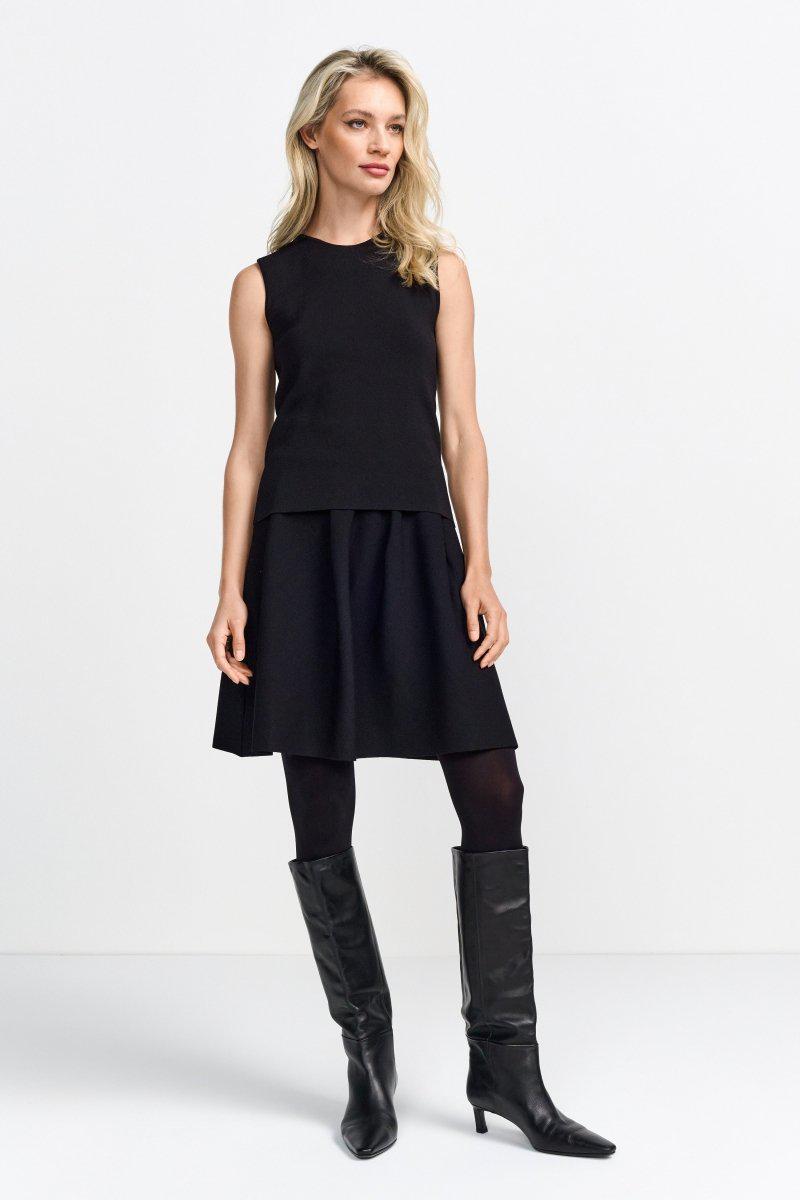 Fine Knit Top in Mindnight from RICH & ROYAL at Edito boutique
