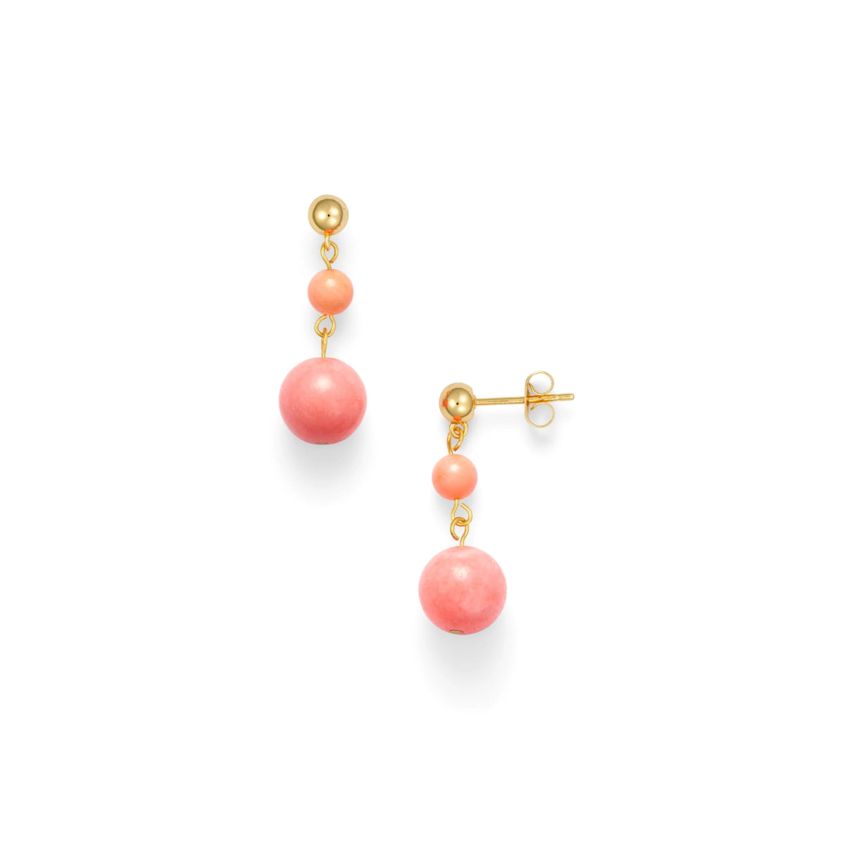 Flamingo Drops Earring in Gold from ANNI LU at Edito boutique