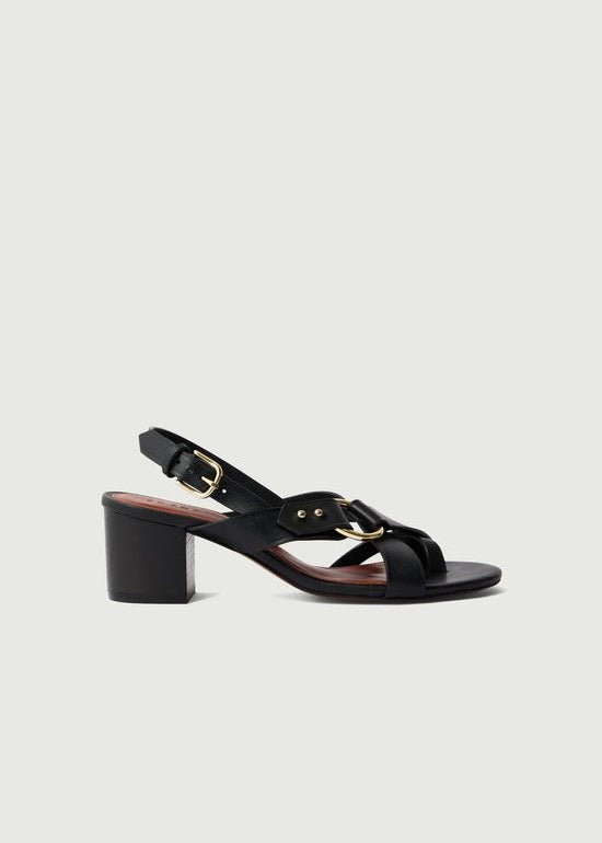 Florentine Sandals in Black from SOEUR at Edito boutique