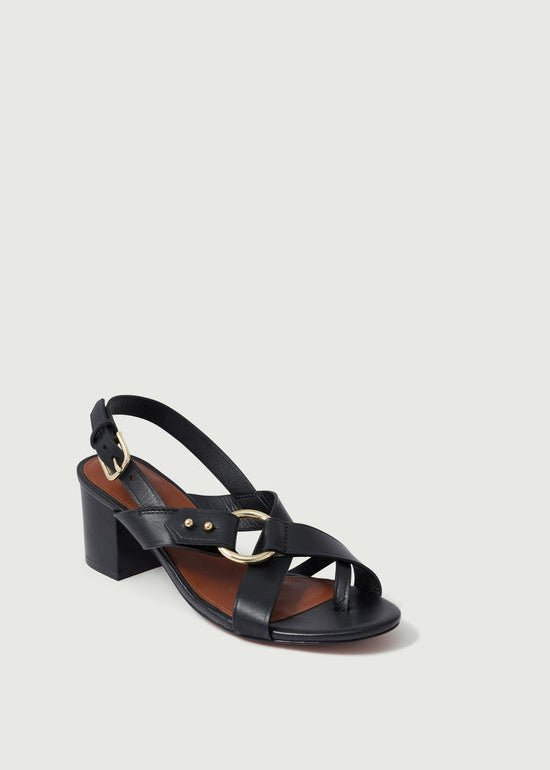 Florentine Sandals in Black from SOEUR at Edito boutique