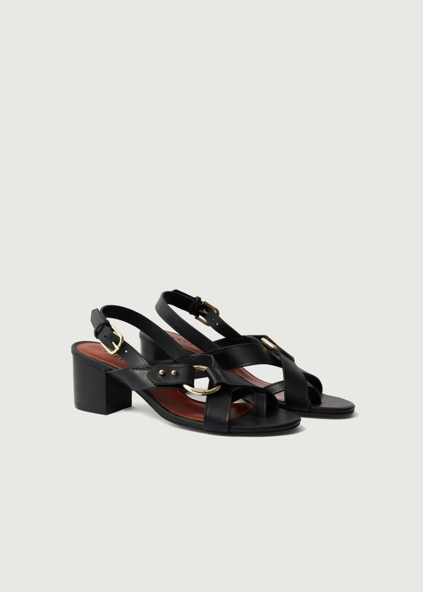 Florentine Sandals in Black from SOEUR at Edito boutique
