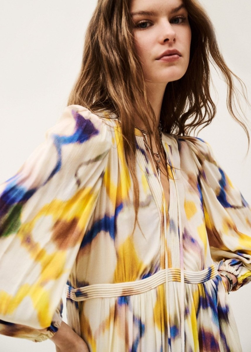 Floria Printed Dress in Multi from BA&SH at Edito boutique