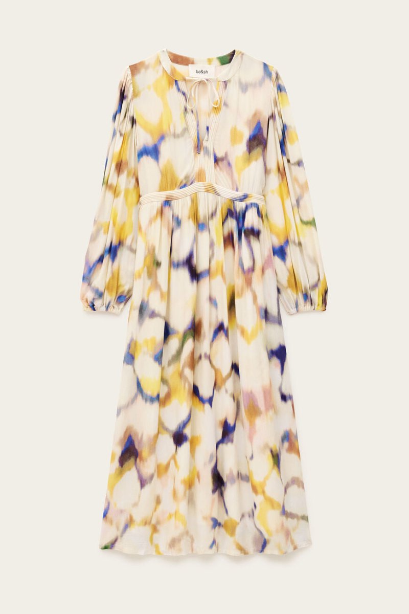 Floria Printed Dress in Multi from BA&SH at Edito boutique