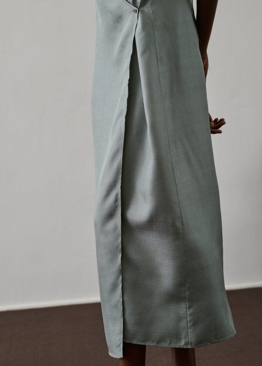 Foggia Dress in Ice Blue from SOEUR at Edito boutique