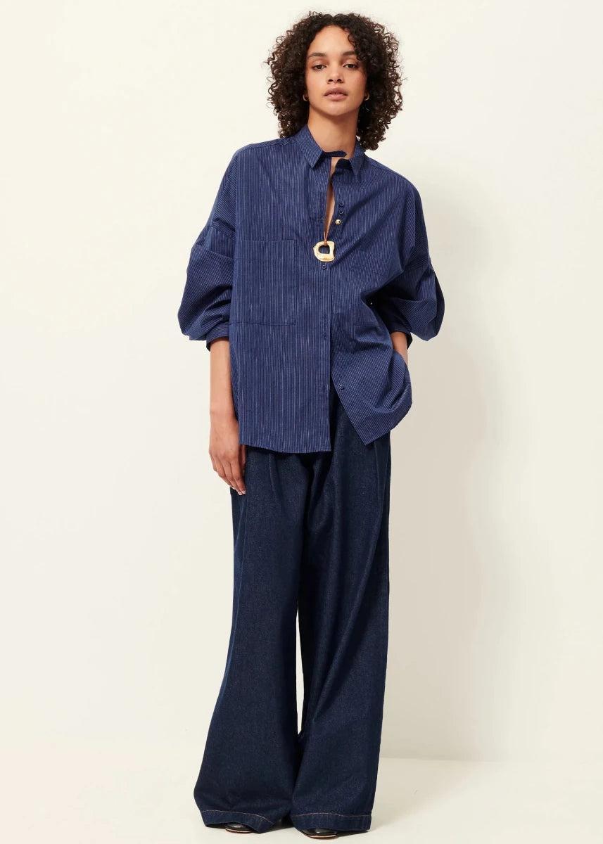 Fontania shirt in Blazer Blue from SESSUN at Edito boutique