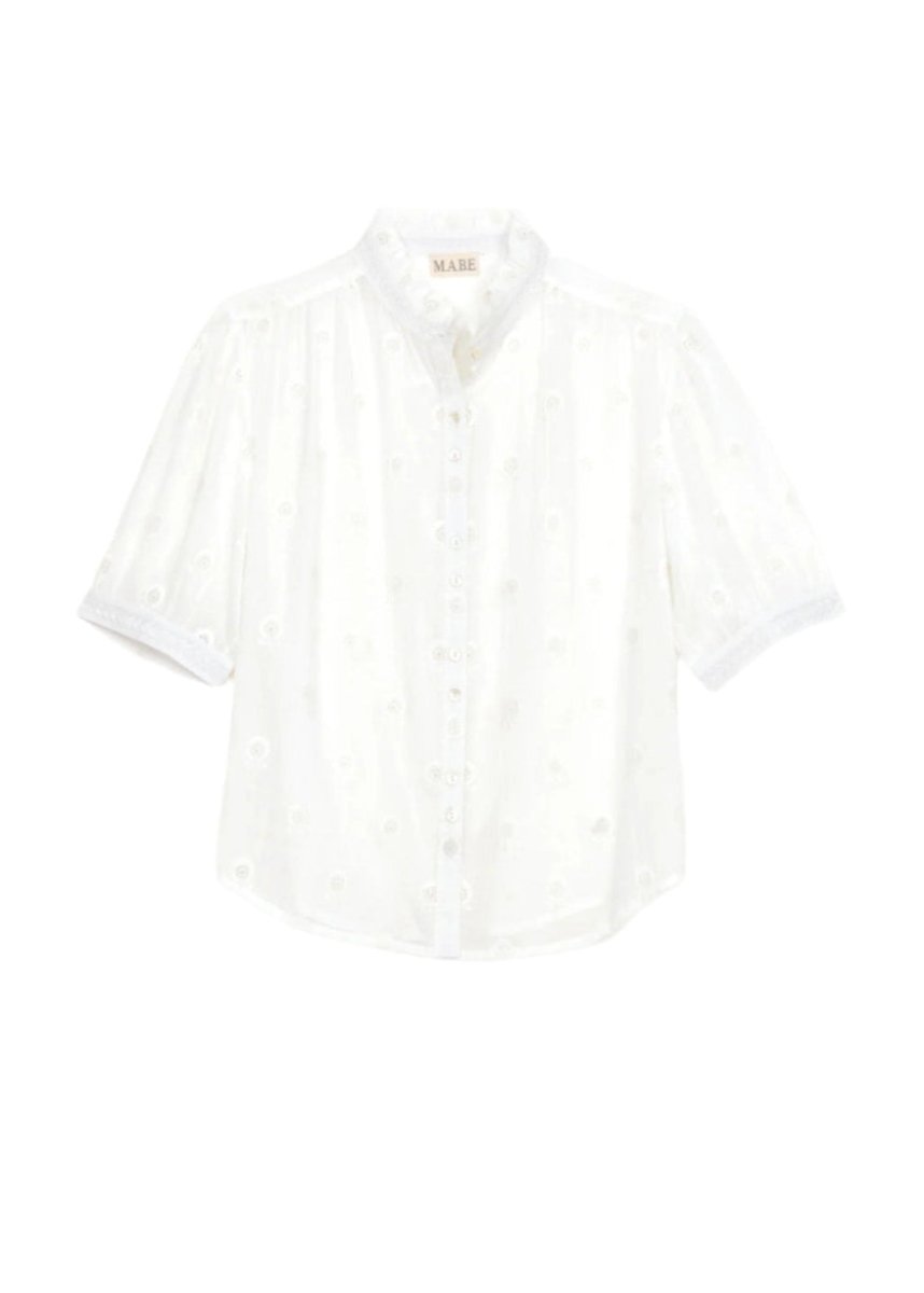 Frani Top in White from M.A.B.E at Edito boutique