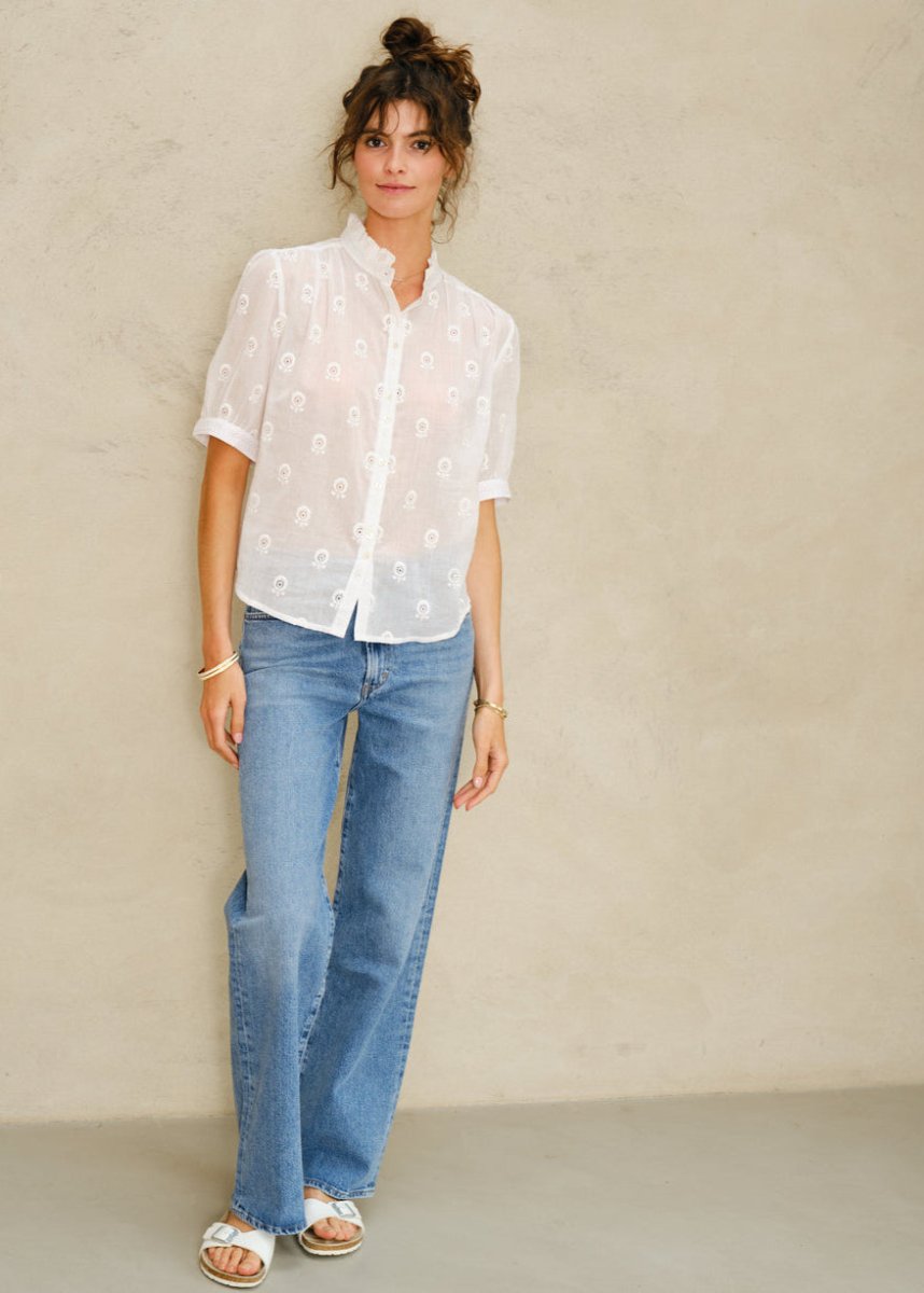 Frani Top in White from M.A.B.E at Edito boutique