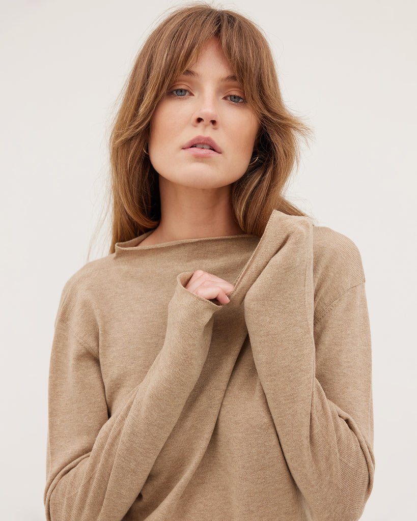 Funnel Neck Top from CLOTH & CO at Edito boutique