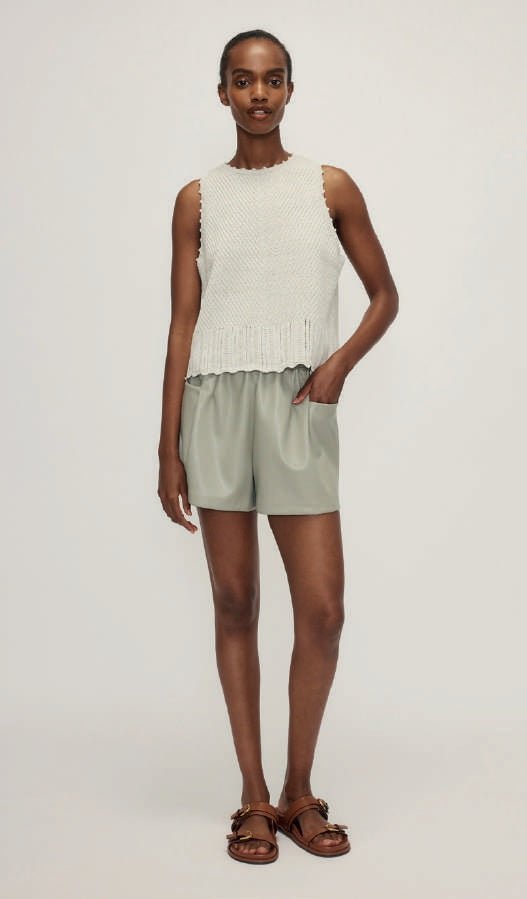 Genesis Top in Cream from MELISSA NEPTON at Edito boutique